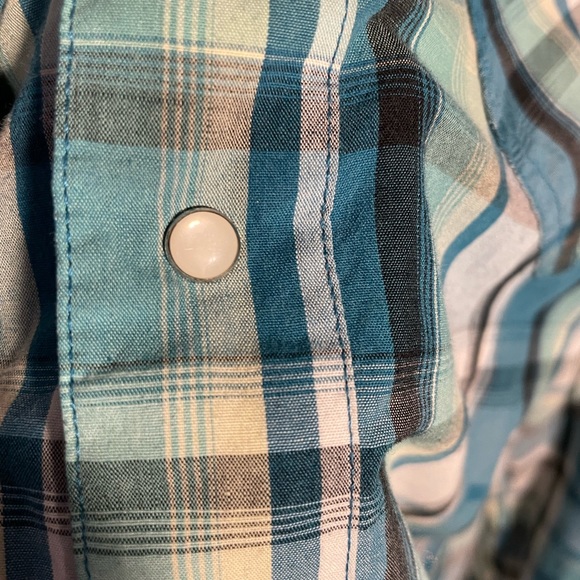 Levi's Men's plaid Western style shirt -Size M - Picture 5 of 7